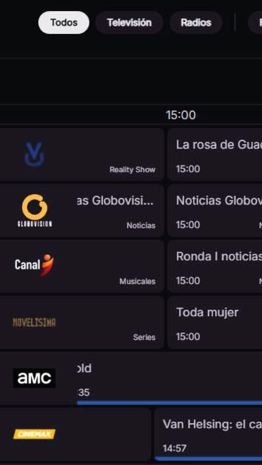 Guia de TV Movil
